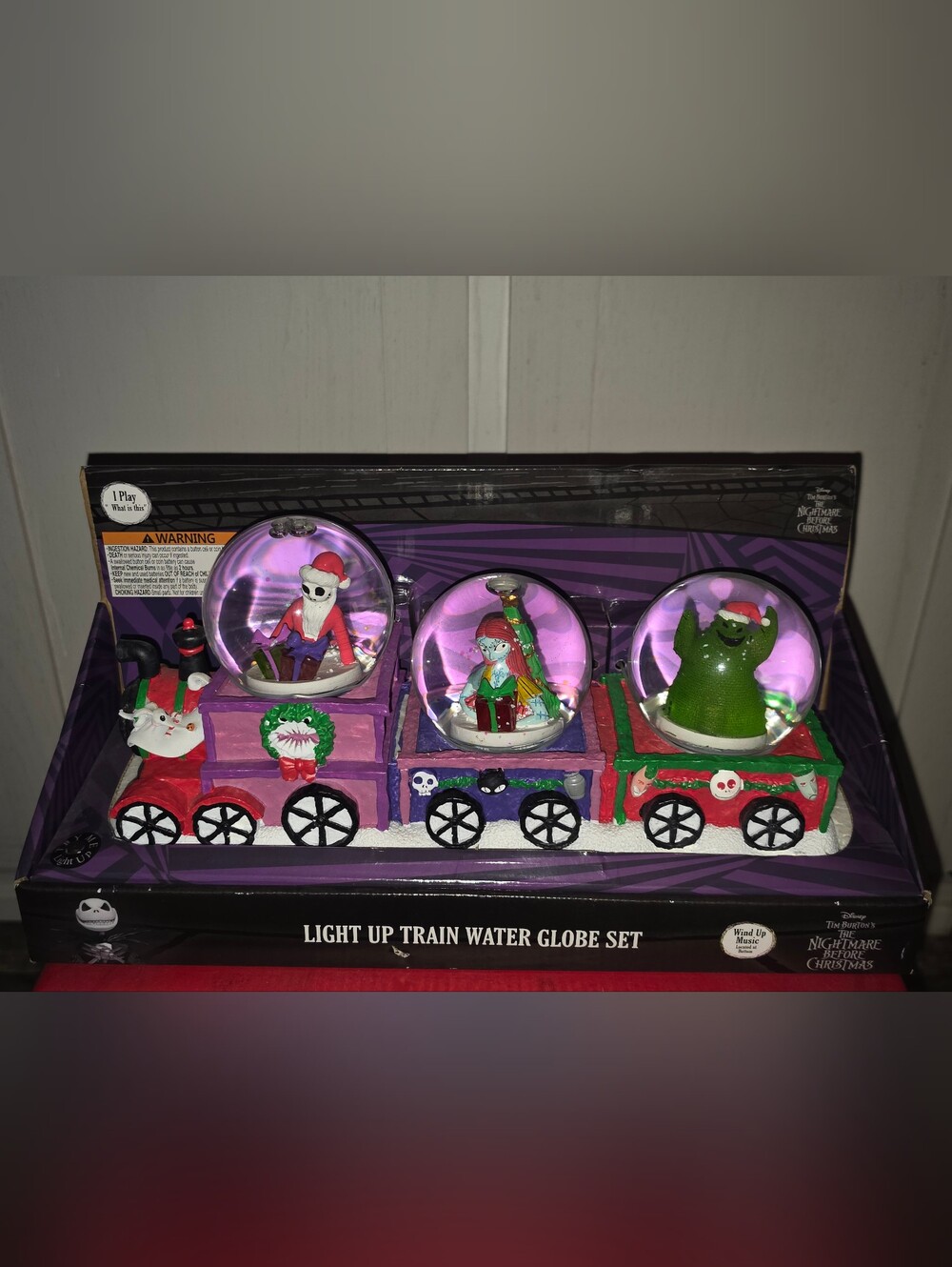 Nightmare Before Christmas  Train Water Globe